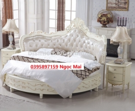 Giường Tròn Cổ Điển 02