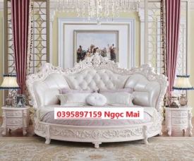Giường Tròn Cổ Điển 01